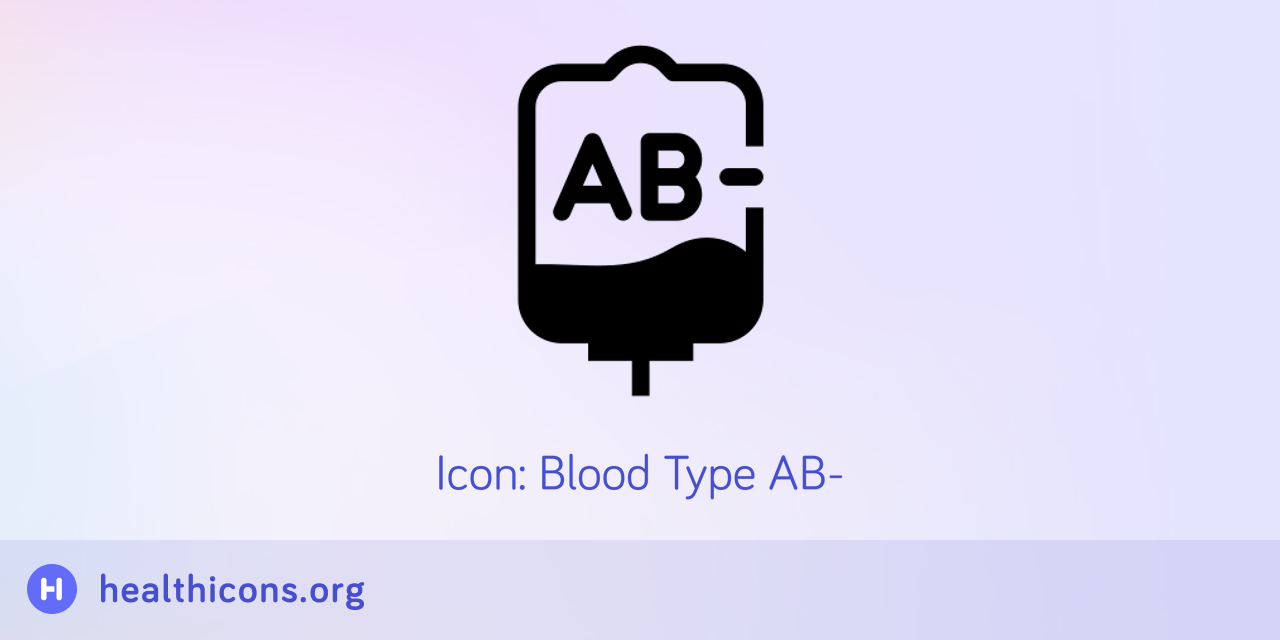 Icon Blood Type AB