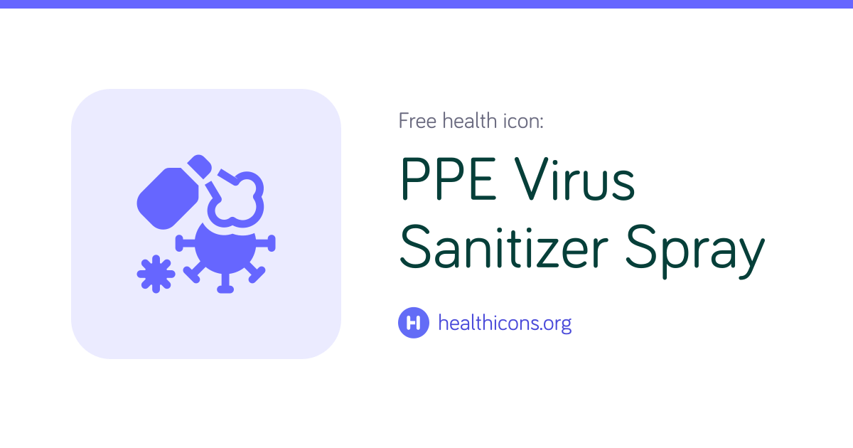 Icon: PPE Virus Sanitizer Spray