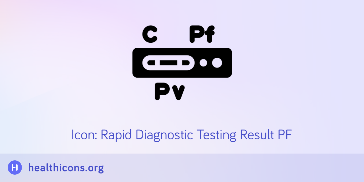 Icon: Rapid Diagnostic Testing Result PF