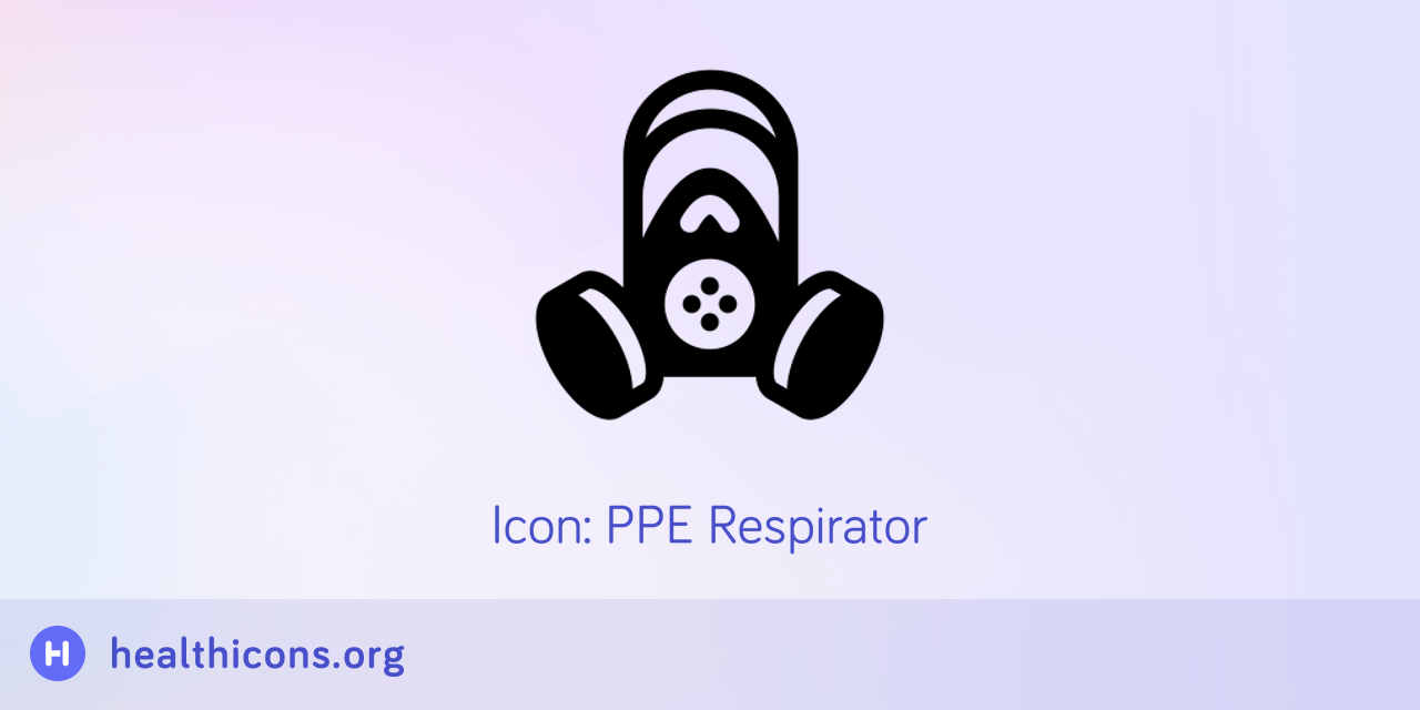Icon: PPE Respirator