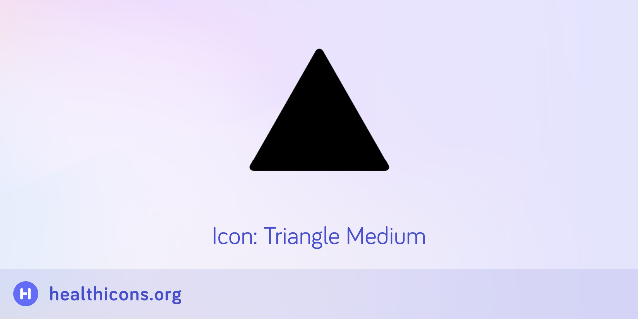 Icon: Triangle Medium